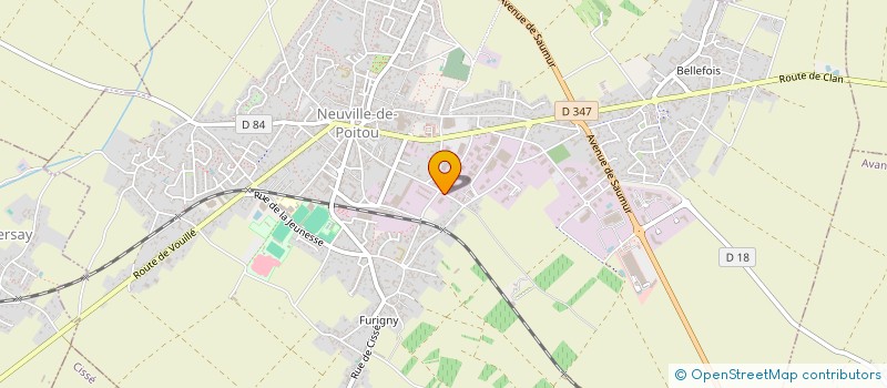 localisation de l'entreprise MADAME MICHELLE LOUIS  NEUVILLE-DE-POITOU