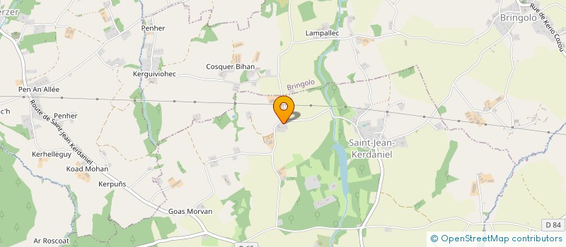 localisation de l'entreprise MADAME MICHELLE LOUISE MARI OLIVIER  SAINT-JEAN-KERDANIEL
