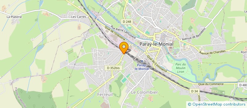 localisation de l'entreprise MADAME MICHELLE LOURDIN à PARAY-LE-MONIAL