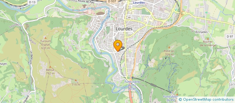 localisation de l'entreprise MADAME MICHELLE LOUSTEAU  LOURDES