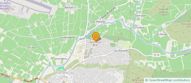 localisation de l'entreprise MADAME MICHELLE LUGLIA à PIERREFEU-DU-VAR