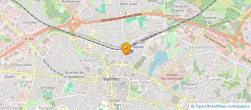 localisation de l'entreprise MADAME MICHELLE MAHUT à VANNES