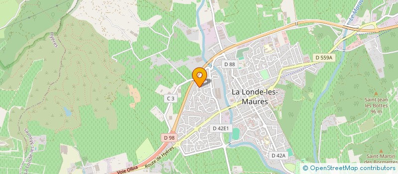 localisation de l'entreprise MADAME MICHELLE MARCECA  LA LONDE LES MAURES