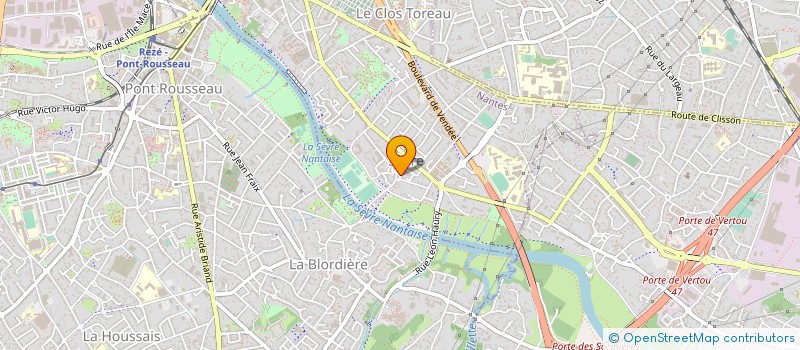 localisation de l'entreprise MADAME MICHELLE MARIETTE à NANTES