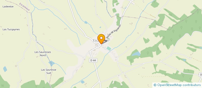 localisation de l'entreprise MADAME MICHELLE MARROU  ESCAZEAUX