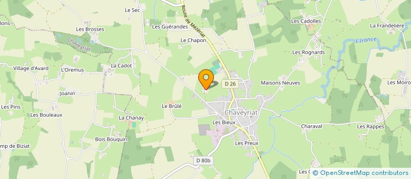 localisation de l'entreprise MADAME MICHELLE MARTIN à CHAVEYRIAT