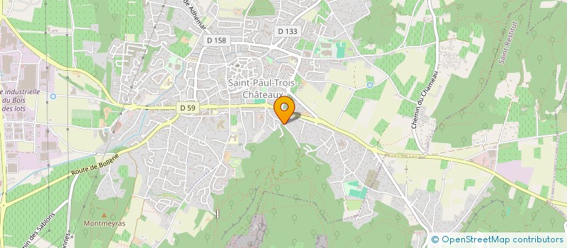 localisation de l'entreprise MADAME MICHELLE MARTINON  SAINT-PAUL-TROIS-CHATEAUX