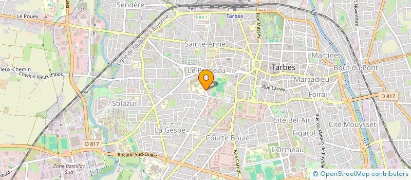 localisation de l'entreprise MADAME MICHELLE MARZOLINI à TARBES