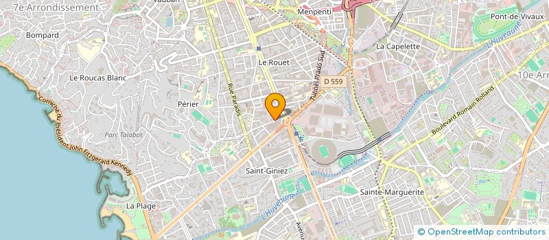 localisation de l'entreprise MADAME MICHELLE MENARDO  MARSEILLE