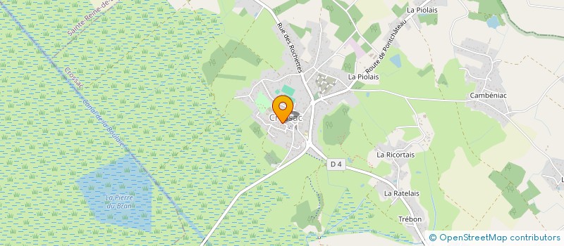 localisation de l'entreprise MADAME MICHELLE MERIEAU  CROSSAC