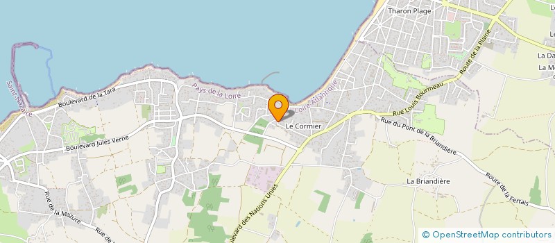 localisation de l'entreprise MADAME MICHELLE MEROUR à LA PLAINE-SUR-MER