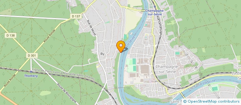 localisation de l'entreprise MADAME MICHELLE MESNARD  THOMERY