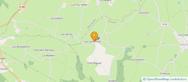 localisation de l'entreprise MADAME MICHELLE MEUNIER  SERVANT