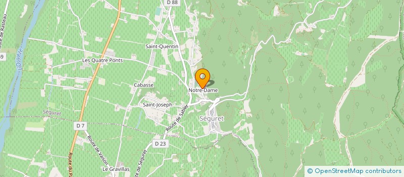 localisation de l'entreprise MADAME MICHELLE MOLLARD  RASTEAU