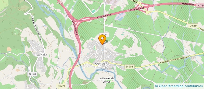 localisation de l'entreprise MADAME MICHELLE MONACO  CEYRAS