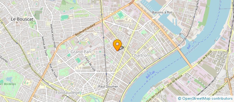 localisation de l'entreprise MADAME MICHELLE MORAN à BORDEAUX
