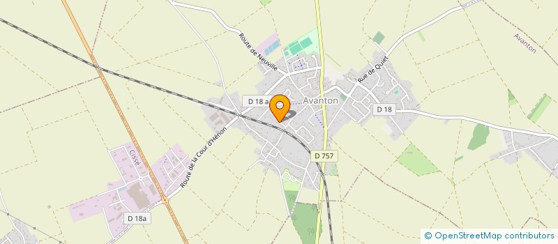 localisation de l'entreprise MADAME MICHELLE MORIN  AVANTON