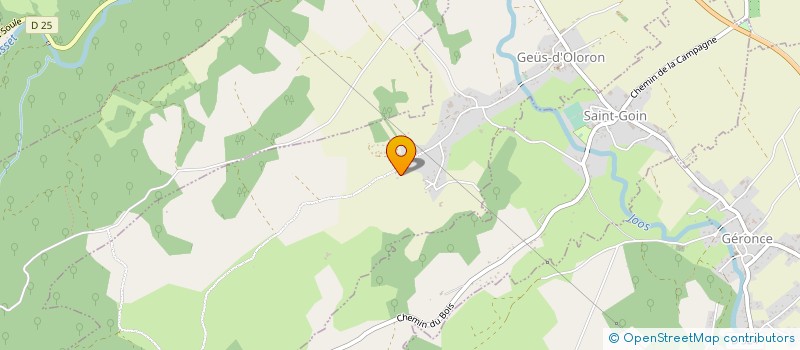 localisation de l'entreprise MADAME MICHELLE MOUSIS  OLORON SAINTE MARIE