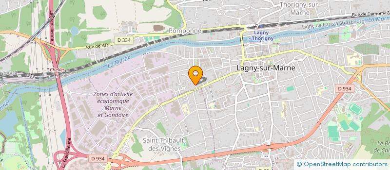 localisation de l'entreprise MADAME MICHELLE NGUYEN  LAGNY-SUR-MARNE