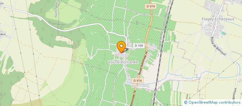 localisation de l'entreprise MADAME MICHELLE NOBLET  VOSNE-ROMANEE