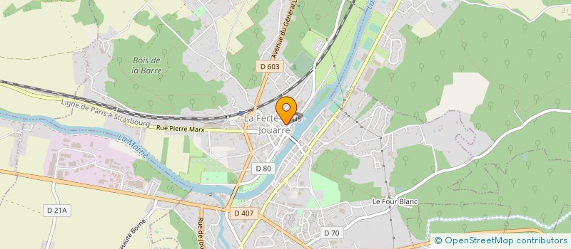 localisation de l'entreprise MADAME MICHELLE NOIRET  LA FERTE-SOUS-JOUARRE