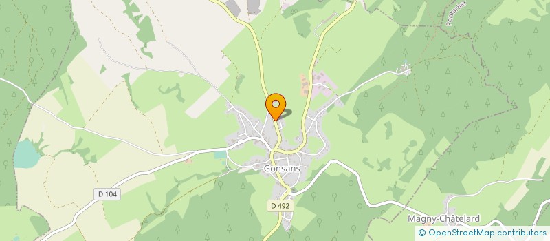 localisation de l'entreprise MADAME MICHELLE PANIER  GONSANS