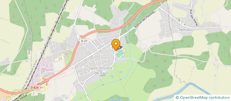 localisation de l'entreprise MADAME MICHELLE PAPONNEAU  SAINT-VINCENT-DE-PAUL