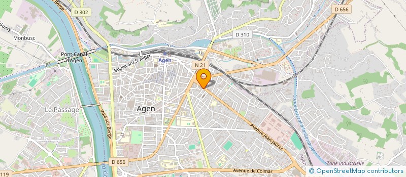 localisation de l'entreprise MADAME MICHELLE PAQUIER  AGEN