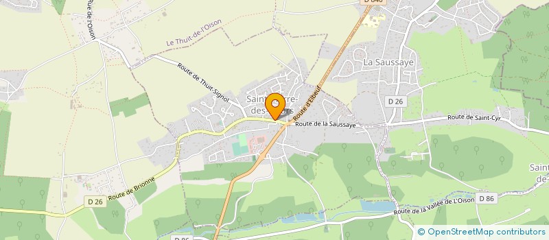 localisation de l'entreprise MADAME MICHELLE PARISSOT  LA HAYE-DU-THEIL