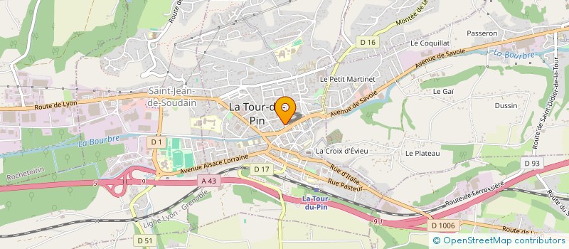 localisation de l'entreprise MADAME MICHELLE PASCAL à LA TOUR-DU-PIN