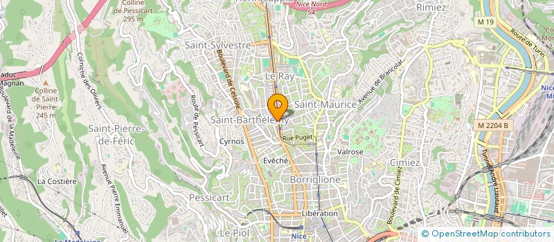 localisation de l'entreprise MADAME MICHELLE PEIRANI à NICE