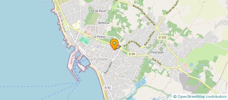 localisation de l'entreprise MADAME MICHELLE PEOCH  LA TURBALLE