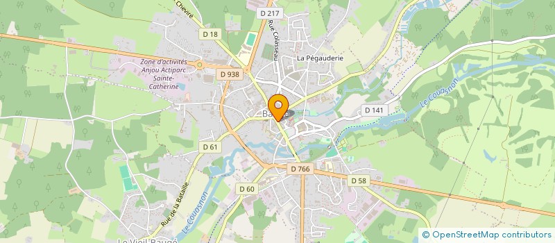 localisation de l'entreprise MADAME MICHELLE PERDRIAU à BAUGE-EN-ANJOU