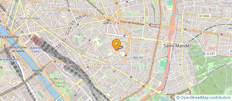 localisation de l'entreprise MADAME MICHELLE PEREZ  PARIS