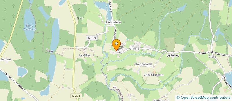 localisation de l'entreprise MADAME MICHELLE PERRET  CRANS