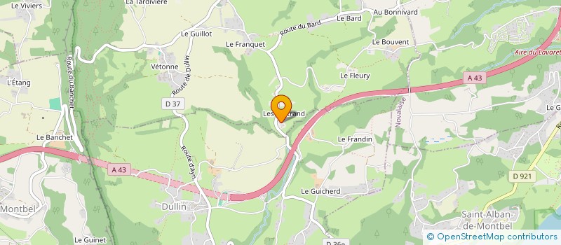 localisation de l'entreprise MADAME MICHELLE PERROUSE  AYN