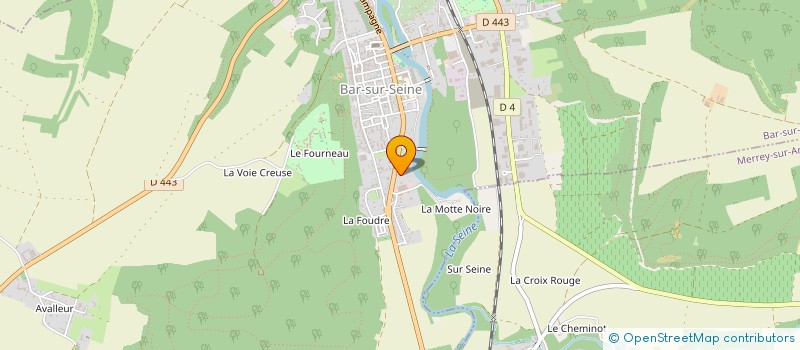 localisation de l'entreprise MADAME MICHELLE PERSILLET  BAR-SUR-SEINE