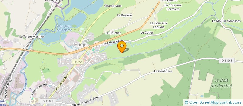 localisation de l'entreprise MADAME MICHELLE PETOT à LA GAUDAINE