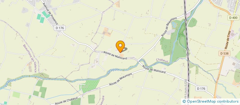 localisation de l'entreprise MADAME MICHELLE PHILIBERT  CHABEUIL