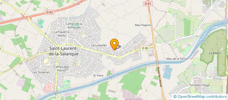 localisation de l'entreprise MADAME MICHELLE PHILIPPE  PERPIGNAN