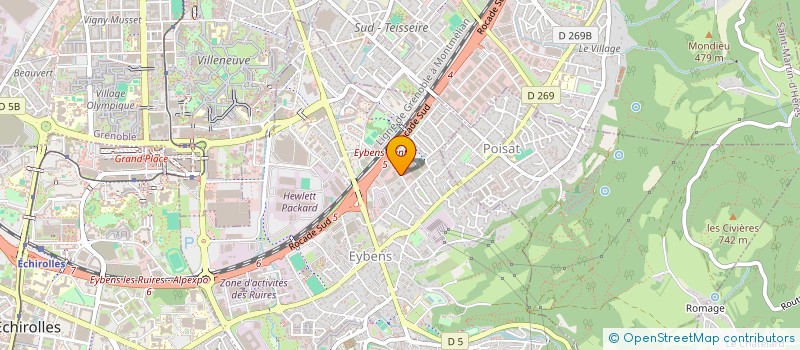 localisation de l'entreprise MADAME MICHELLE PIASENTIN  EYBENS