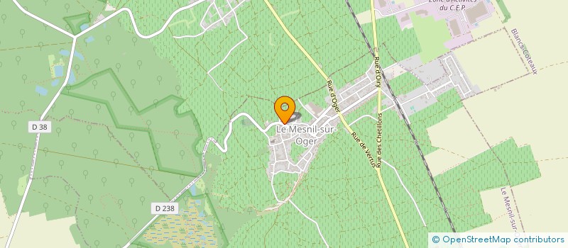 localisation de l'entreprise MADAME MICHELLE PICHARD  LE MESNIL-SUR-OGER