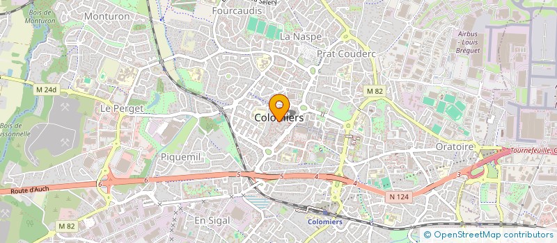 localisation de l'entreprise MADAME MICHELLE PISTER à COLOMIERS