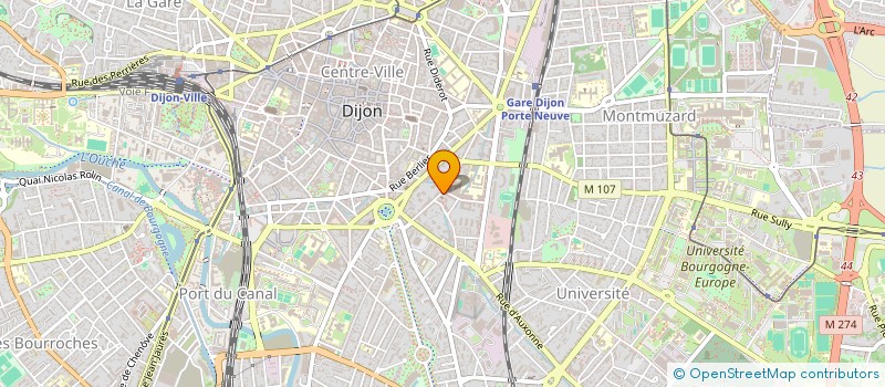 localisation de l'entreprise MADAME MICHELLE PISTORE à DIJON