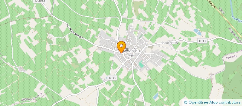 localisation de l'entreprise MADAME MICHELLE POUJOL  ALIGNAN-DU-VENT