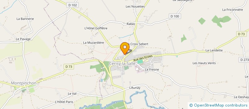 localisation de l'entreprise MADAME MICHELLE POWER  CERISY-LA-SALLE