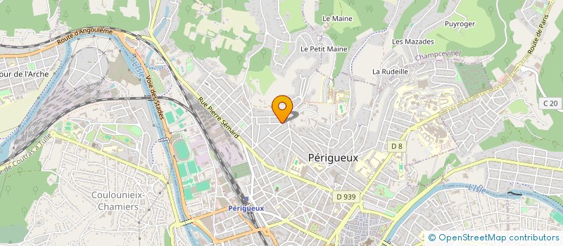 localisation de l'entreprise MADAME MICHELLE QUATREVIEUX-MILHAC  PERIGUEUX