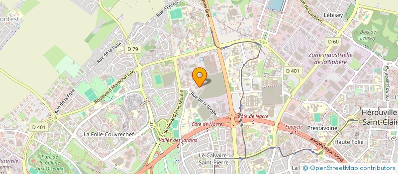 localisation de l'entreprise MADAME MICHELLE QUELARD à CAEN