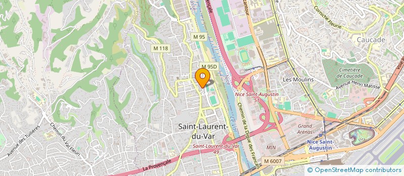 localisation de l'entreprise MADAME MICHELLE RAKOTONDRASOA à SAINT-LAURENT-DU-VAR