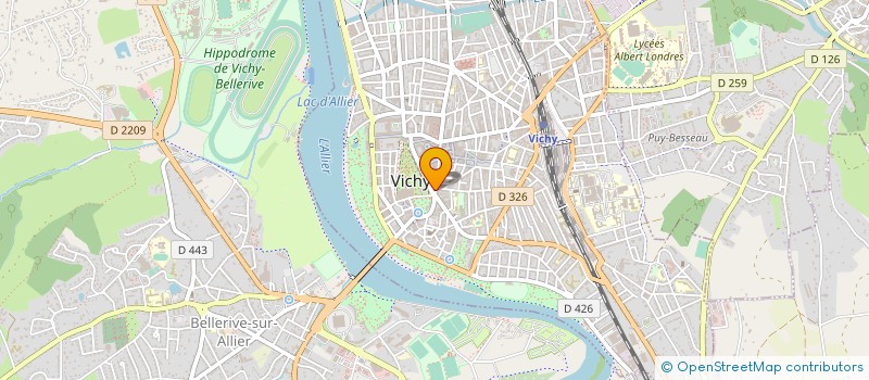 localisation de l'entreprise MADAME MICHELLE RASSIAT à VICHY